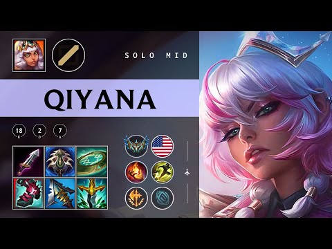 Qiyana Mid vs Ziggs - NA Challenger Patch 25.24
