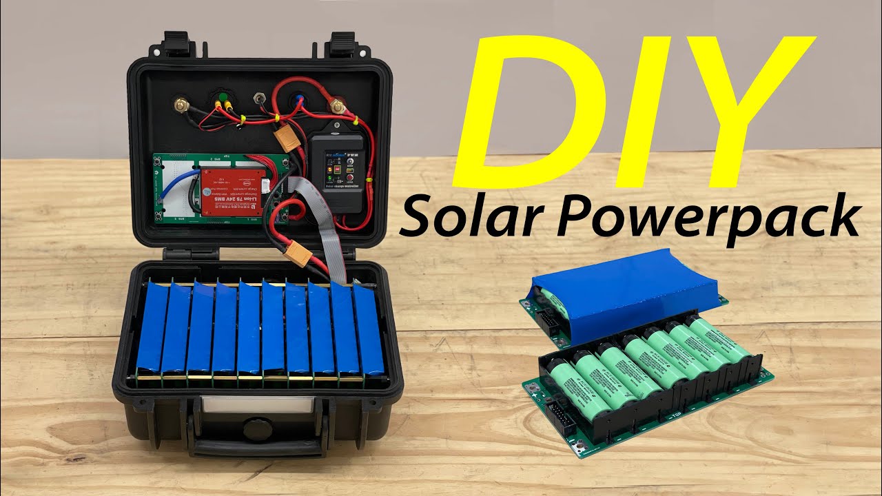 Build a 24V Solar Generator with Modular 18650 Battery Boards