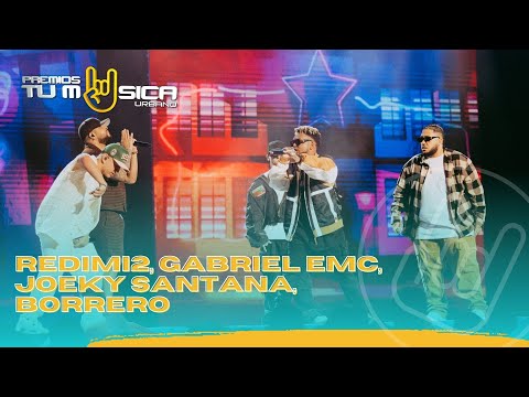 Redimi2, Gabriel EMC, Christian Ponce, Borrero y Joeky Santana en Premios tu Música Urbano 2023
