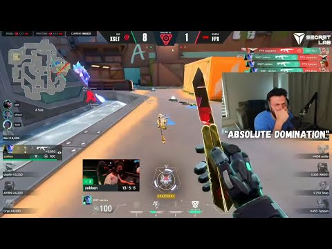 SEN Tarik react to XSET Zekken 1v3 (INSANE) Clutch vs FPX | VCT Champions