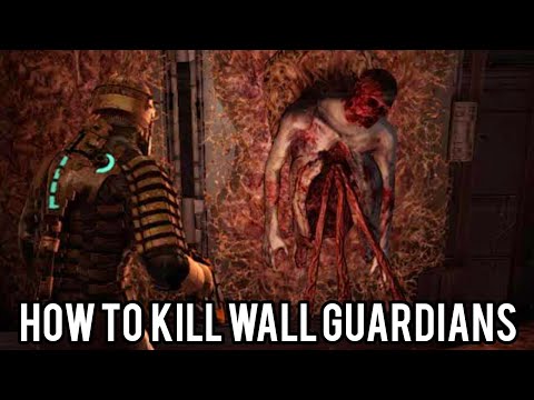 dead space _ how to kill wall guardian |wall monster | wall necromorph