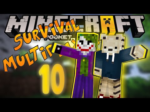 CanPlay - Minecraft PE Survival Multiplayer #10 We are in the Nether and Map Sharing