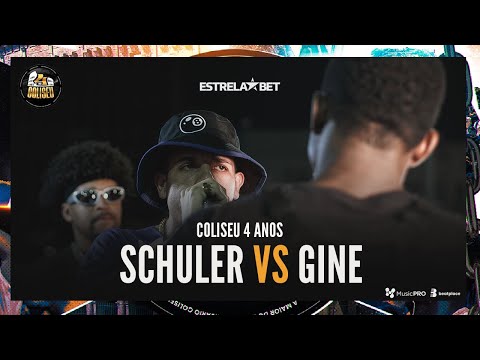 (DEU SHOW 🔥) SCHULER X GINE - BATALHA DO COLISEU - COLISEU 4 ANOS