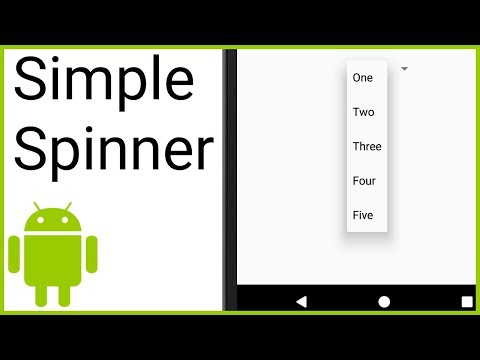 Text Spinner Android Studio Tutorial