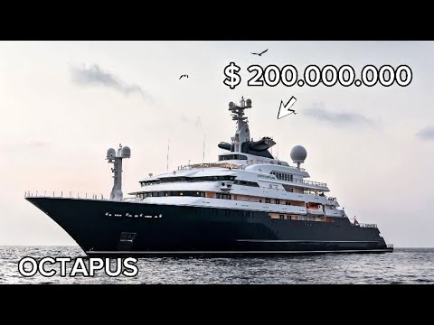 OCTOPUS Paul Allen's $200M Yacht with SUBMARINES!