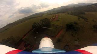 preview picture of video 'Flight Super Frontier w/GoPro pointing the Plane Front'
