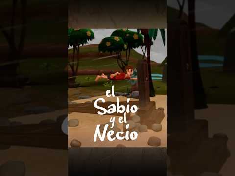 Construyó en arena… mira lo que pasó 😱🌧️ BIBTOONS #dibujoscristianos