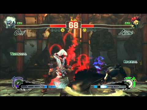 Shin Oni versus Shin Gouki (Akuma) - Super Street Fighter IV Arcade Edition Version 2012