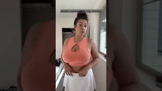 No Bra Bouncing Boobs #Shorts #tiktok