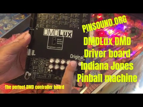 DMDLux DMD Driverboard for Bally Williams WPC Pinball Machines: The perfect DMD controller board