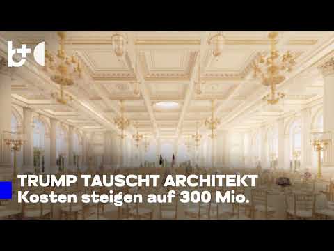 Der Tanzsaal für 300 Mio. Dollar – Trump feuert den Architekten und nimmt einen neuen.