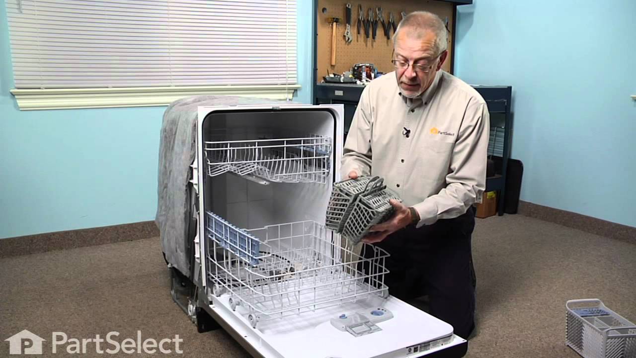 Replacing your Maytag Dishwasher Silverware Basket -  Split/Fit