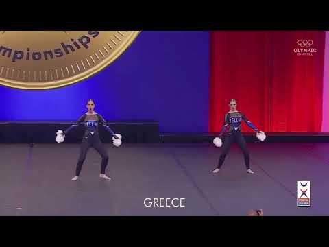 2023 ICU Worlds 2023 Pom Doubles - Team Greece