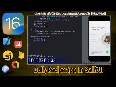 Lecture #58- Recipe App Part 5 - SWIFT UI - IOS 16 Bootcamp