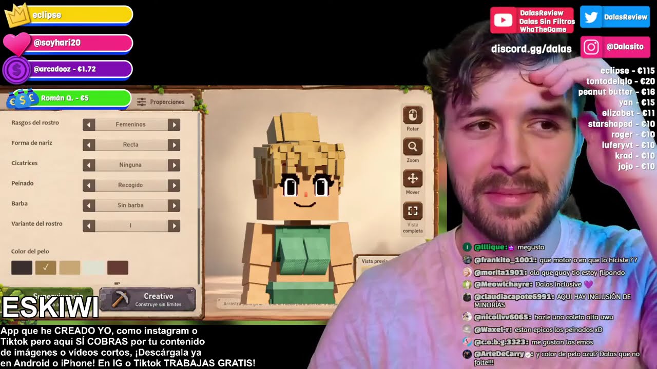 Dalas muestra su desarrollo de "Minecraft 2" (mejor que Hytale) en su etapa más temprana