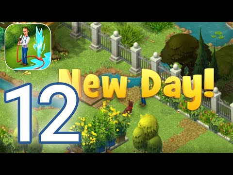 Gardenscapes - Gameplay Walkthrough Part 12 - Tasks Completed And Day 3 (iOS, Android)