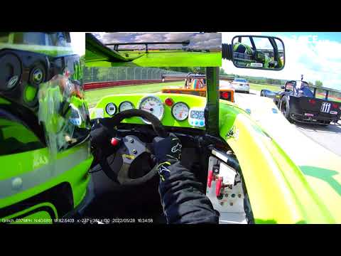 EPIC race long battle Thunder Roadster GTR - Mid Ohio May 2022 - Lightning Race 1 - NASA Great Lakes