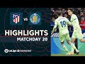 Highlights Atletico Madrid vs Getafe CF (1-1)