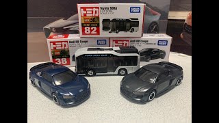 トミカ新車開封動画‼️9月の新車No.38アウディ R8他