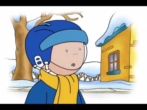 Caillou 406 - Snowflakes // Caillou Shoots! He Scores! // Caillou goes Tobogganing