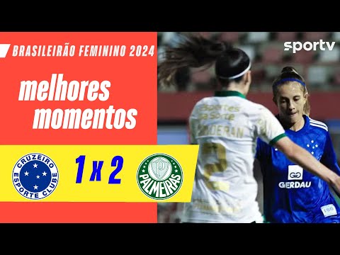 Gols e lances de Cruzeiro x Palmeiras