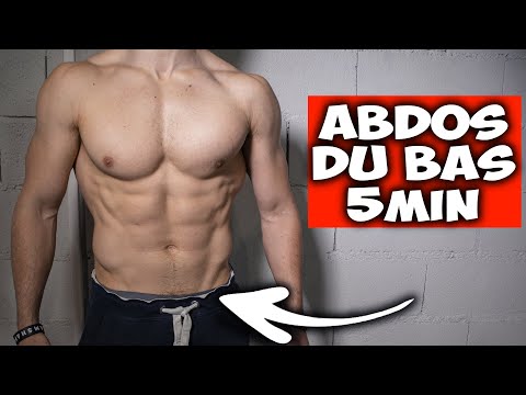 5min Abdos du bas entrainement maison ! (ventre plat)
