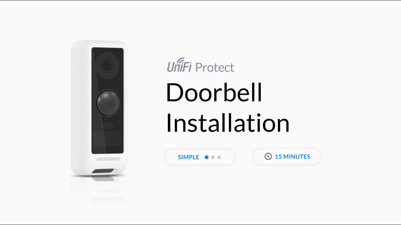 Ubiquiti IP Türstation UniFi Protect G4 Doorbell UVC-G4-DoorBell