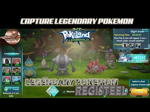 POKELAND LEGENDS : CAPTURED LEGENDARY POKEMON REGISTEEL
