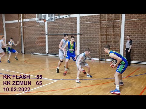 KK Flash - KK Zemun (Kadeti) 10.02.2022