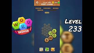 Word Seeker Level 233 Walkthrough