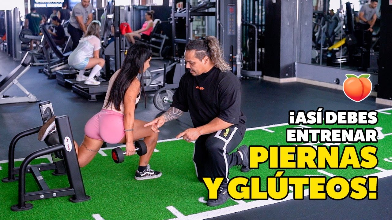 ¡Así debes entrenar tus piernas y glúteos! 🦵🍑🔥