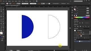 How to Draw a Half Circle in Adobe Illustrator