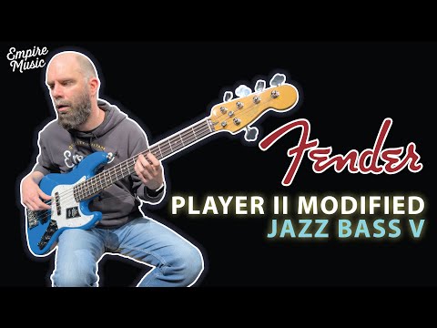 5-струнная бас-гитара FENDER PLAYER II MODIFIED JAZZ BASS V MN DUSK - фото 2 - id-p2747799497