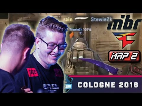 Rain & Niko Sneaky Plays! Knifes Stewie2k! FaZe Highlights VS Mibr/Map 2