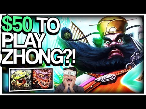I GOT $50 TO PLAY ZHONG?! - Ranked Joust - Smite