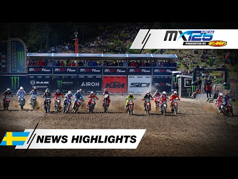 News Highlights | EMX125  Presented by FMF Racing Race 2 | MXGP of Sweden 2024 #MXGP