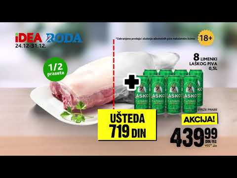 IDEA | Senzacionalna ponuda 24.12 - 31.12.2019.