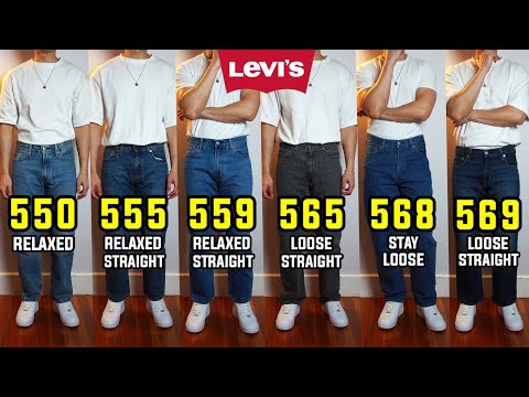COMPLETE Guide To Levi's Baggy Fit Jeans (550, 555, 559, 565, 568, 569)