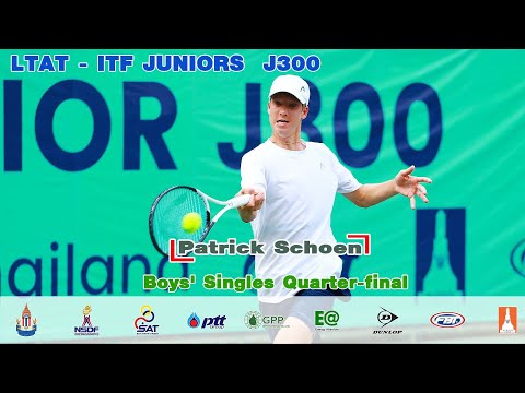 LTAT -  ITF JUNIORS J300  Boys' Singles Quarter-final - Patrick Schoen  vs Charlie Camus