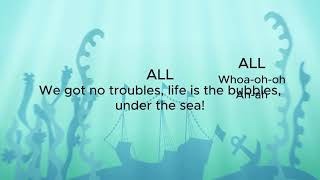 Under the Sea from Disney's The Little Mermaid Jr. (lyric video/acc. only)