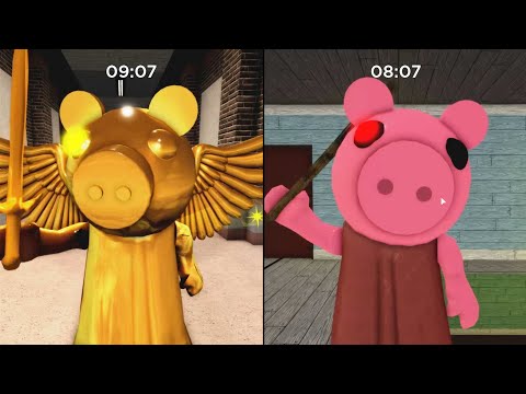 Roblox Piggy GOLDEN PIGGY VS PIGGY JUMPSCARE! Roblox Piggy 2