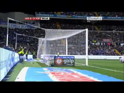 Hercules Vs Barcelona 0-3 Liga (29/01/2011) Goals