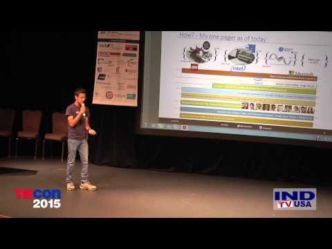 Shubham Banerjee TiECon 2015 keynote video