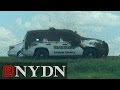 Swarm of bees attack Oklahoma police car