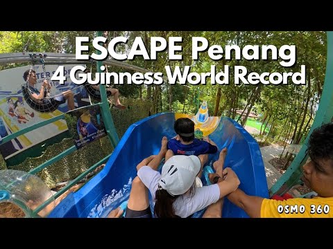 ESCAPE Penang’s 4 Guinness World Record Rides – Full POV Experience!