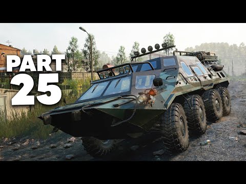 SNOWRUNNER Gameplay Walkthrough Part 25 - TANK (Finding the TUZ 420 "Tatarin")