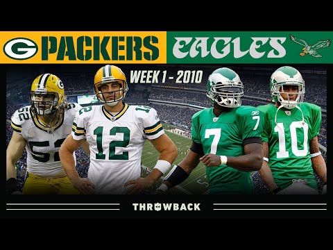 Vick GOES OFF in Kelly Greens! (Packers vs. Eagles 2010, Week 1)
