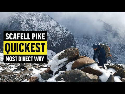 Scafell Pike - The QUICKEST most DIRECT route // The Lake District