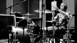Max recording drums for new Radioroad West album...