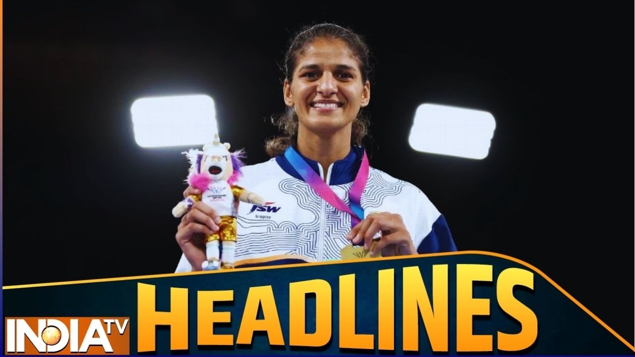 सुबह 9 बजे की बड़ी खबरें: India Shines At CWG Games | Monsoon Flood | Peru Plane Crash |  India TV